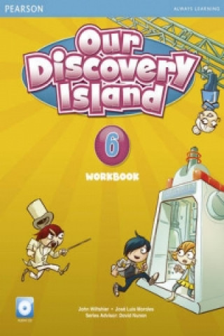 Książka Our Discovery Island American Edition Workbook with Audio CD 6 Pack John Wiltshier