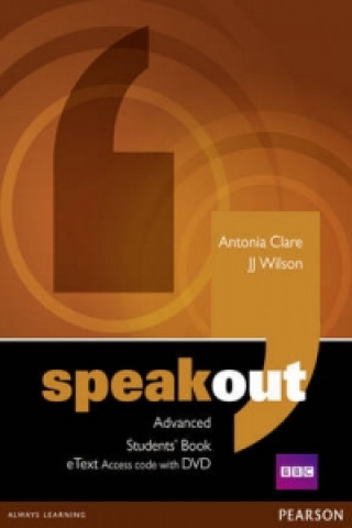 Carte Speakout Advanced Students' Book eText Access Card with DVD J. J. Wilson