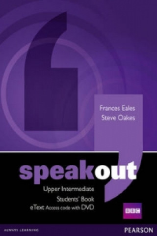 Book Speakout Upper Intermediate Students' Book eText Access Card with DVD Steve Oakes