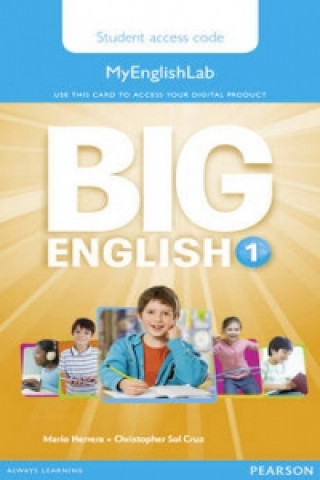 Carte Big English 1 Pupil's MyEnglishLab Access Code (standalone) Mario Herrera