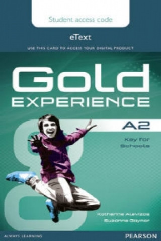 Kniha Gold Experience A2 eText Student Access Card Kathryn Alevizos