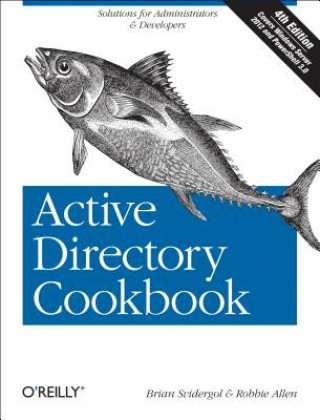Kniha Active Directory Cookbook 4ed Brian Svidergol