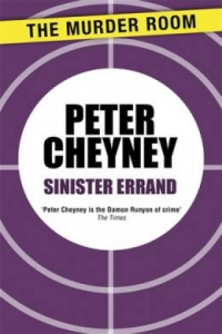 Carte Sinister Errand Peter Cheyney