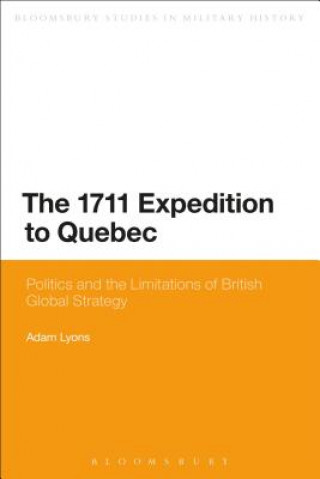Carte 1711 Expedition to Quebec Adam Lyons
