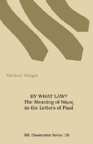Kniha By What Law? Michael Winger