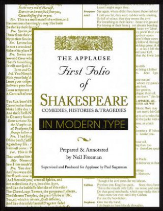 Kniha Applause First Folio of Shakespeare in Modern Type William Shakespeare