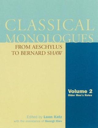 Kniha Classical Monologues Leon Katz