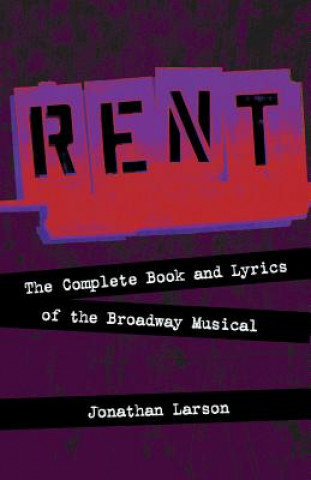 Book "Rent" Jonathan Larson