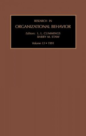 Kniha Research in Organizational Behaviour Barry M. Staw