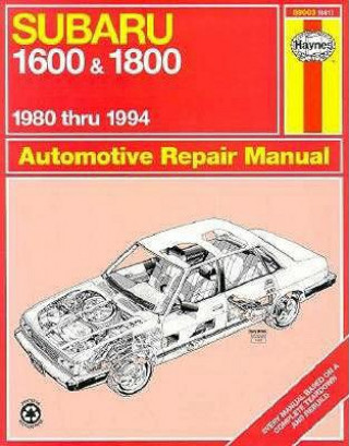 Kniha Subaru 1600 and 1800 (1980-94) Automotive Repair Manual Larry Holt