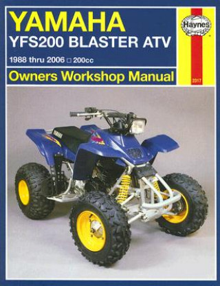 Könyv Haynes Yamaha YFS200 Blaster ATV Owners Workshop Manual Alan Ahlstrand