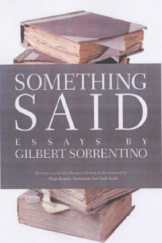 Kniha Something Said Gilbert Sorrentino