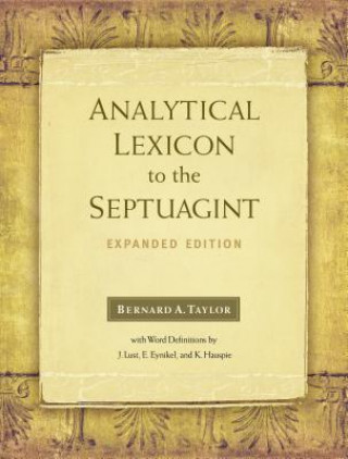 Carte Analytical Lexicon to the Septuagint Bernard Taylor