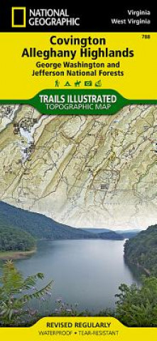 Prasa Covington Alleghany Highlands National Geographic Maps