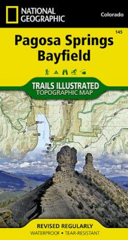 Nyomtatványok Pagosa Springs/Bayfield National Geographic Maps