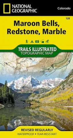 Tiskovina Maroon Bells/Redstone/Marble National Geographic Maps