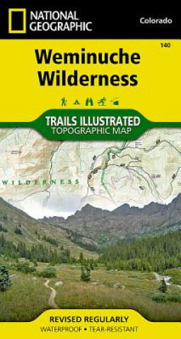 Drukwerk Weminuche Wilderness National Geographic Maps