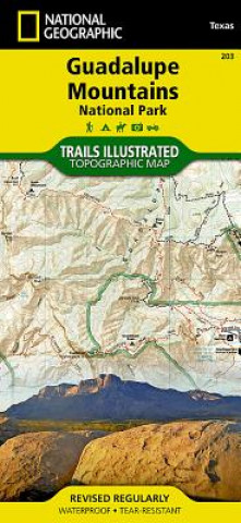 Materiale tipărite Guadalupe Mountains National Park National Geographic Maps