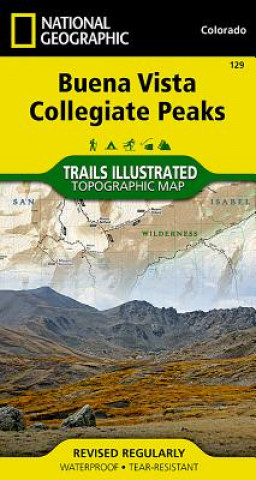 Materiale tipărite Buena Vista/Collegiate Peaks National Geographic Maps