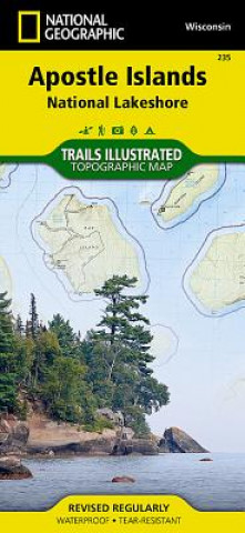 Materiale tipărite Apostle Isles National Lakeshore National Geographic Maps