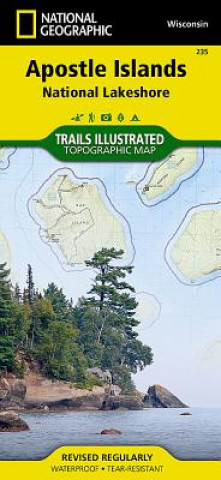 Prasa Apostle Isles National Lakeshore National Geographic Maps