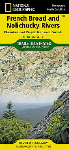 Materiale tipărite French Broad and Nolichucky Rivers, Cherokee & Pisgah N.F.S National Geographic Maps