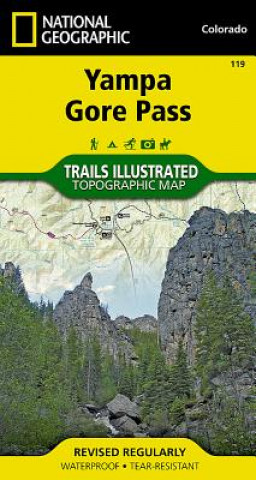 Tlačovina Yampa/Gore Pass National Geographic Maps