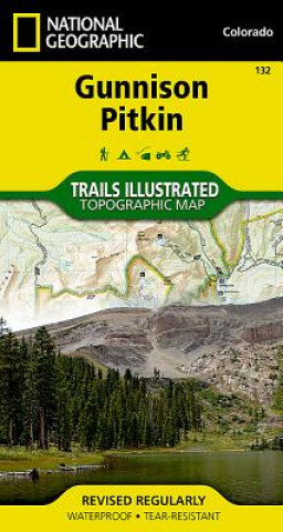 Articles imprimés Gunnison/Pitkin National Geographic Maps