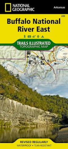 Materiale tipărite Buffalo National River East National Geographic Maps