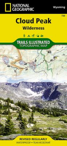 Tiskanica Cloud Peak Wilderness National Geographic Maps