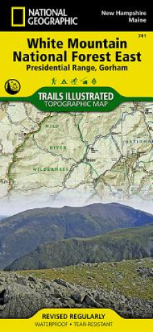 Tiskovina White Mountains National Forest, East National Geographic Maps