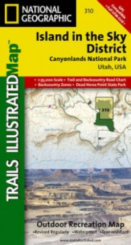 Nyomtatványok Island in the Sky District Canyonlands National Park National Geographic Maps