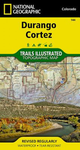Tiskovina Durango/Cortez National Geographic Maps