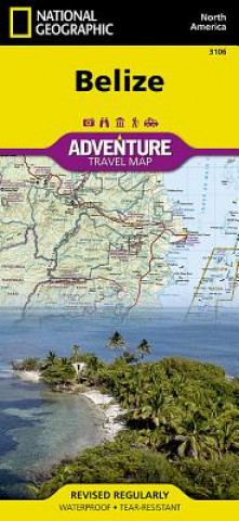 Nyomtatványok Belize National Geographic Maps