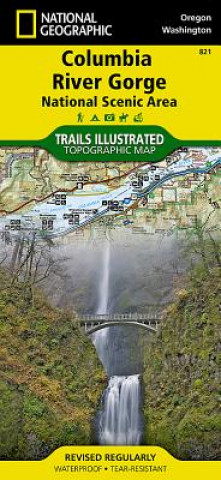 Materiale tipărite Columbia River Gorge National Scenic Area National Geographic Maps