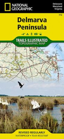 Prasa Delmarva Peninsula National Geographic Maps