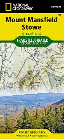 Tiskani izdelki Mount Mansfield/Stowe National Geographic Maps