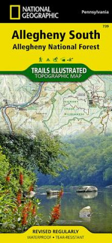 Articles imprimés Allegheny National Forest South National Geographic Maps