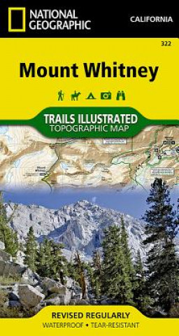 Materiale tipărite Mount Whitney National Geographic Maps - Trails Illust