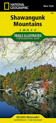 Tiskanica Shawangunk Mountains National Geographic Maps