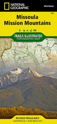 Tiskanica Missoula, Mission Mountains National Geographic Maps