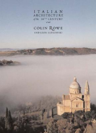 Kniha Italian Architecture of the 16th Century Colin Rowe