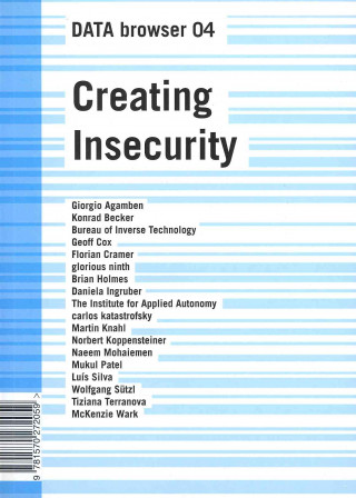 Boek Creating Insecurity Wolfgang Sutzl
