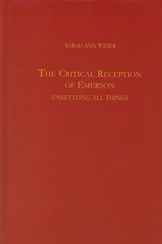 Kniha Critical Reception of Emerson Sarah Ann Wider