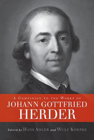 Kniha Companion to the Works of Johann Gottfried Herder Hans Adler