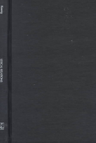 Book Lexical Relations Jean-Pierre Koenig