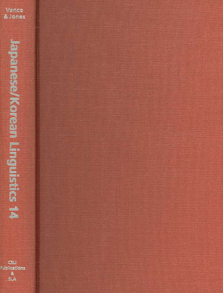 Książka Japanese/Korean Linguistics Timothy J. Vance