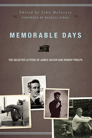 Kniha Memorable Days James Salter