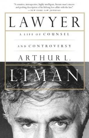 Kniha Lawyer Arthur L. Liman