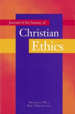 Könyv Journal of the Society of Christian Ethics Mary Jo Iozzio